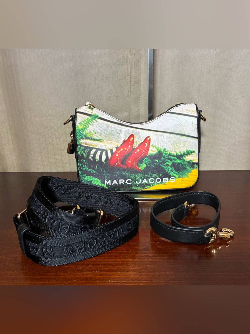 Marc Jacobs x Wizard of Oz Ruby Slippers Leather Crossbody Bag NWT